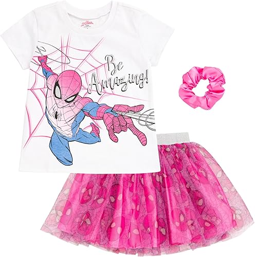 Marvel Spider-Man - Conjunto de 3 piezas para niñas pequeñas a grandes