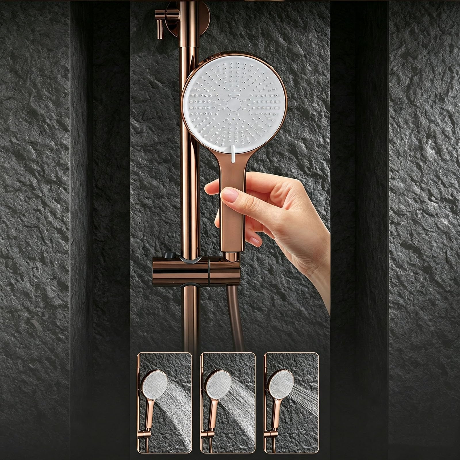 Columna de Ducha Exterior para Pared Cromado