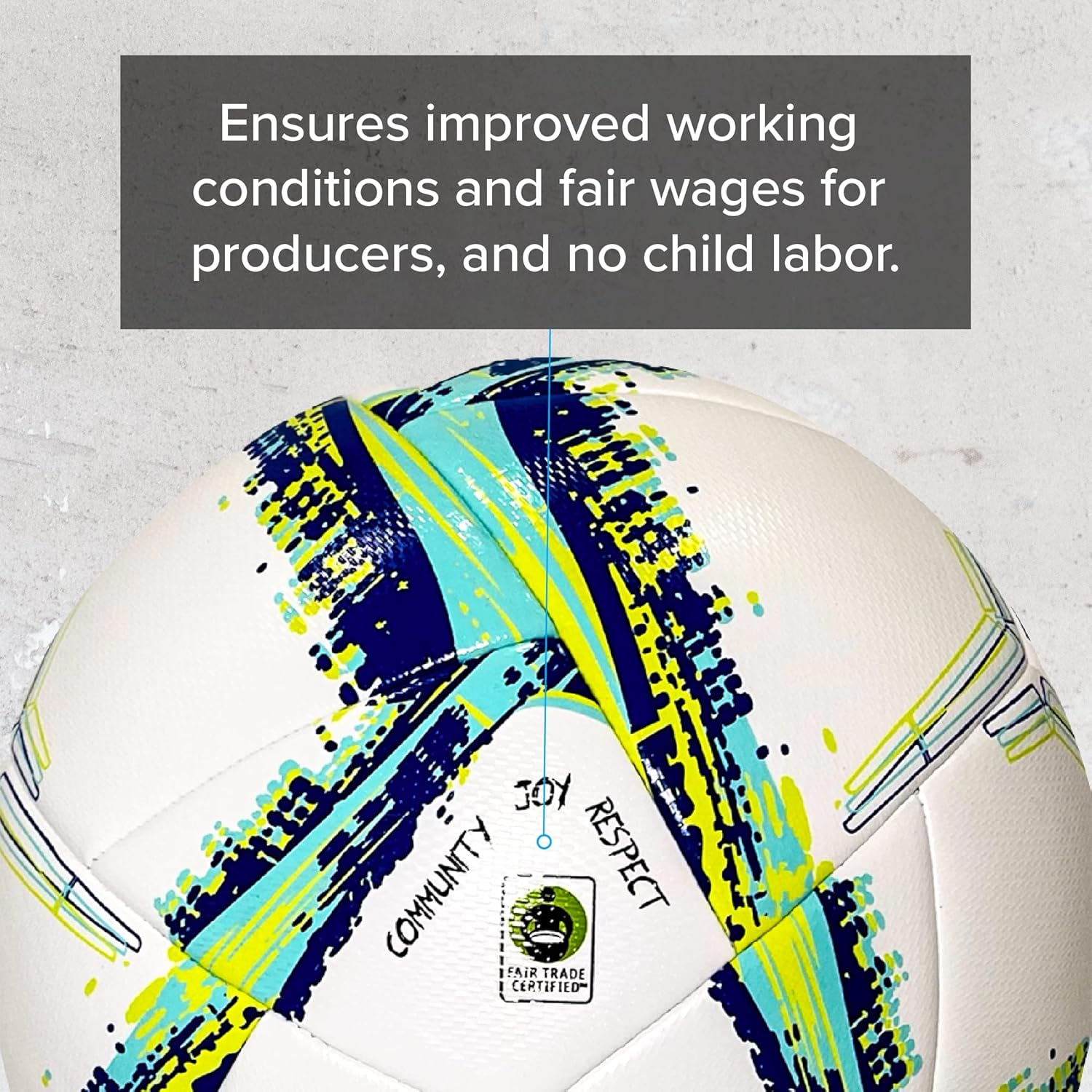 Senda Apex Match Soccer Ball, Fair Trade Certified