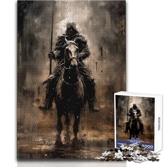 Foto 6 de 6 de Rompecabezas Holy Knight Rider de 1000 Piezas para una Actividad Cerebral Inteligente Cortado con láser…