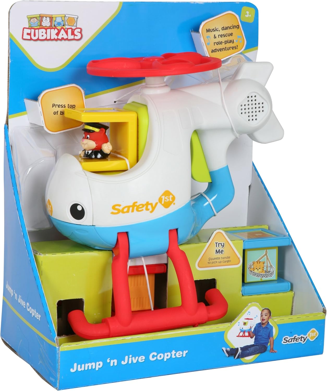 Safety First Cubikals Jump 'n Jive Copter (Comes with 3 Blocks)