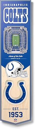 Miniatura 20 de YouTheFan Bandera 3D de estadio de la NFL, 8 x 32 pulgadas