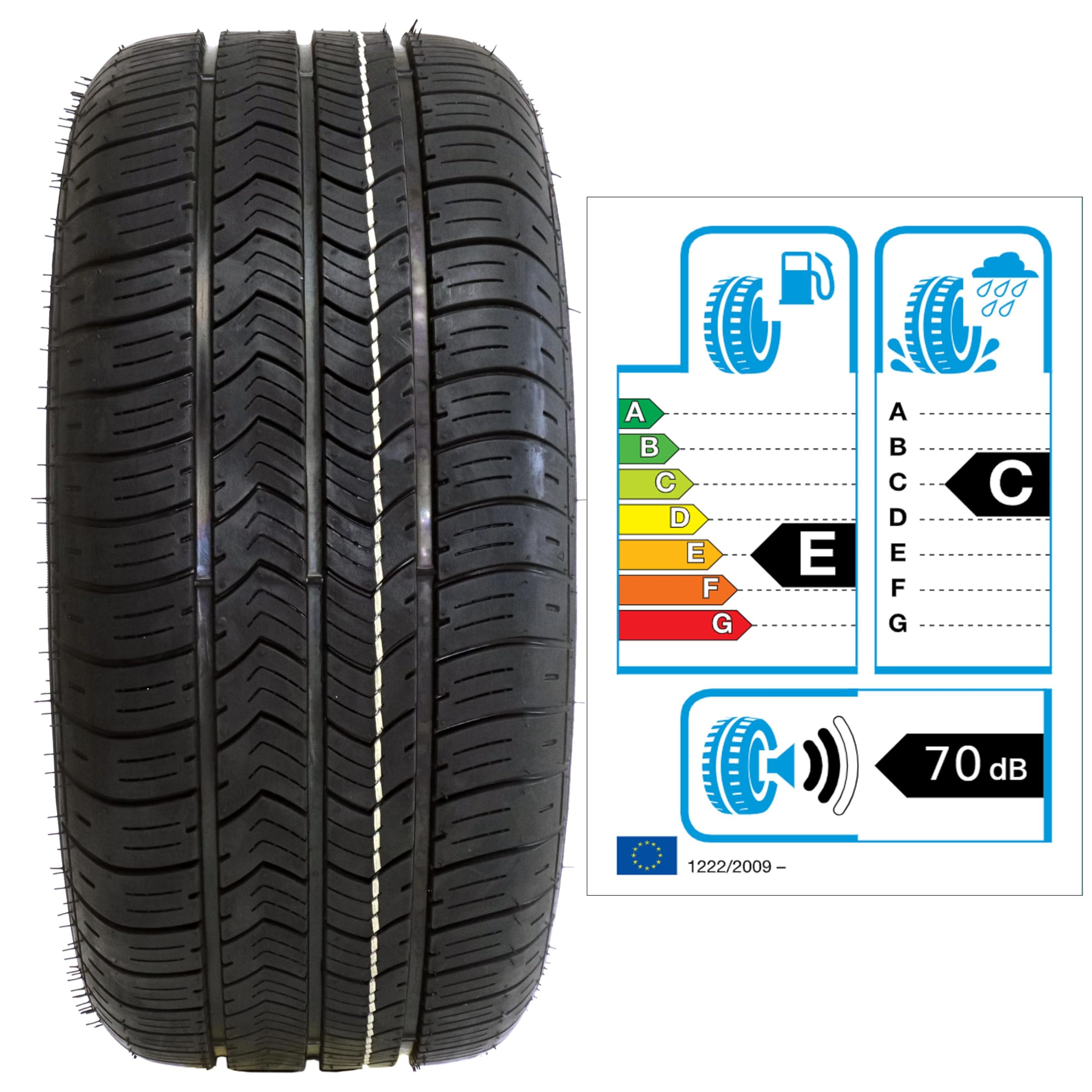 Rimorchio ruota completa 195/55 R10C 98/96N M+S cerchione 6Jx10H2 5x112 ET-4 Trailer Caravan