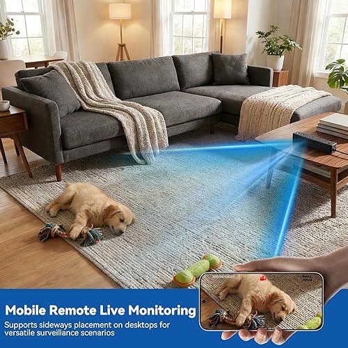 Miniatura 4 de Mini cámaras domésticas - Cámara de seguridad pequeña - Cámara interior - Detección de movimiento - Visualización de teléfonos móviles - Puerto USB