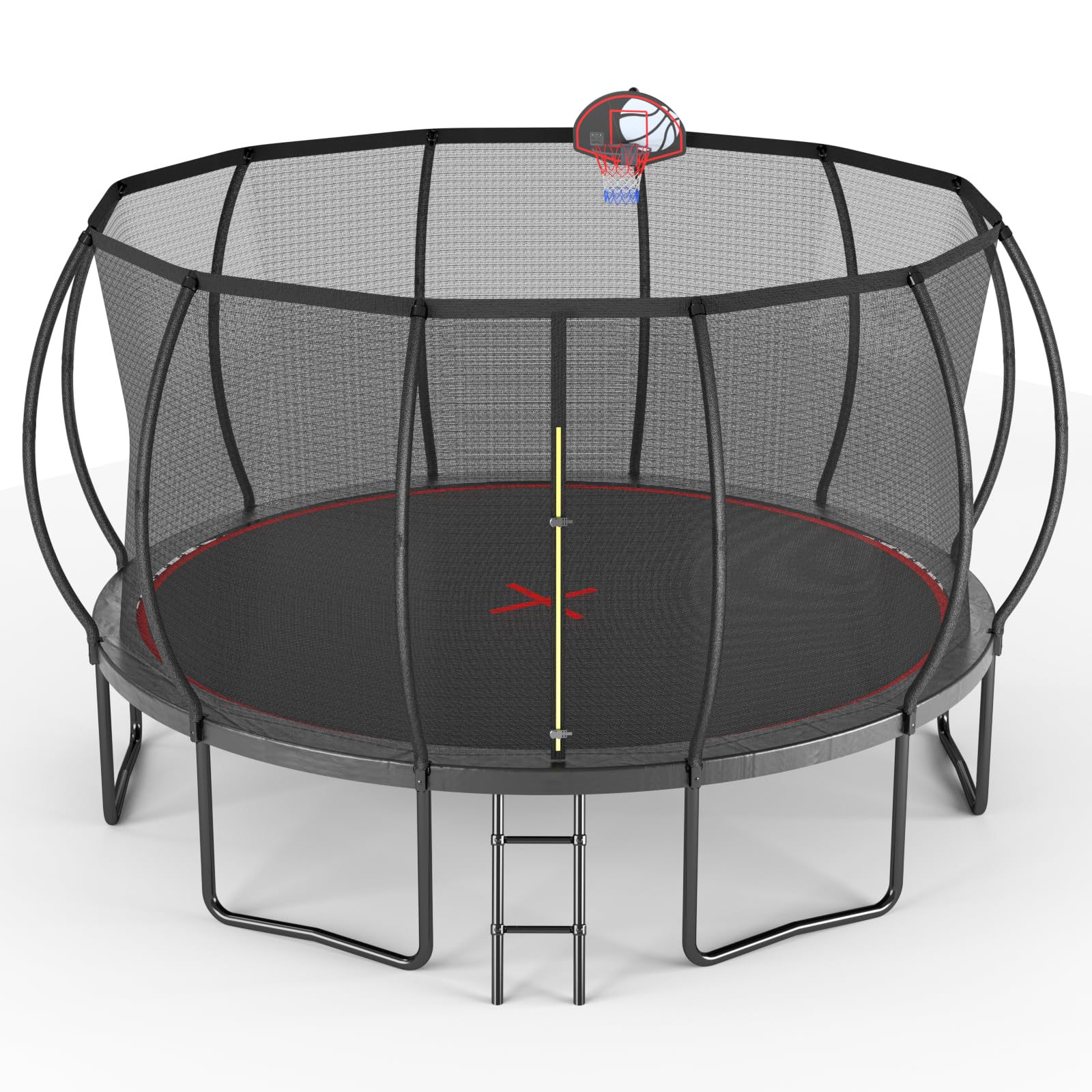 SkyBound 10ft 12ft 14ft 15ft 16ft Large Trampoline Outdoor Backyard ASTM Approved