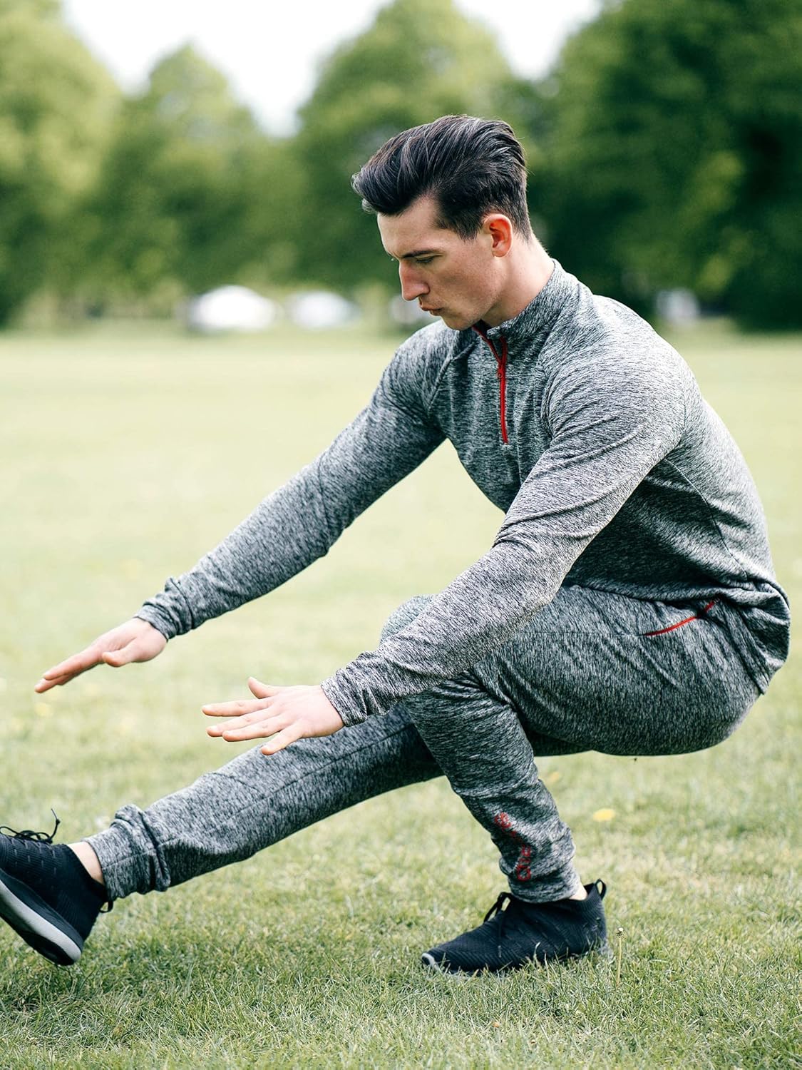 Sundried Men's Grey Jogger Sweatpants Skinny Jogging Bottoms for Men Tapered Slim Fit 4 81RBJOnm1GL. AC SL1500