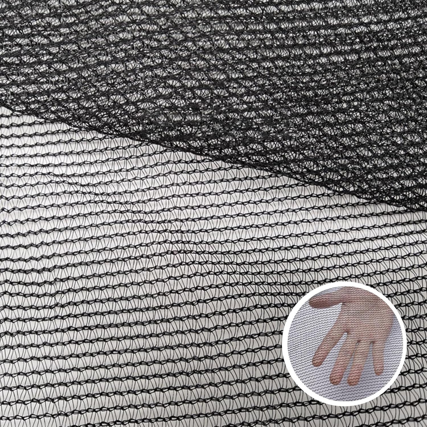 Trampoline Protective Net, Breathable Trampoline Safety Net for 8ft 10ft 12ft 14ft Trampoline, Trampoline Replacement Enclosure Net Accessory