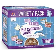Weruva Cats in the Kitchen, The Coolsville Catch! Variety Pack, 3.2oz Can Pack of 12