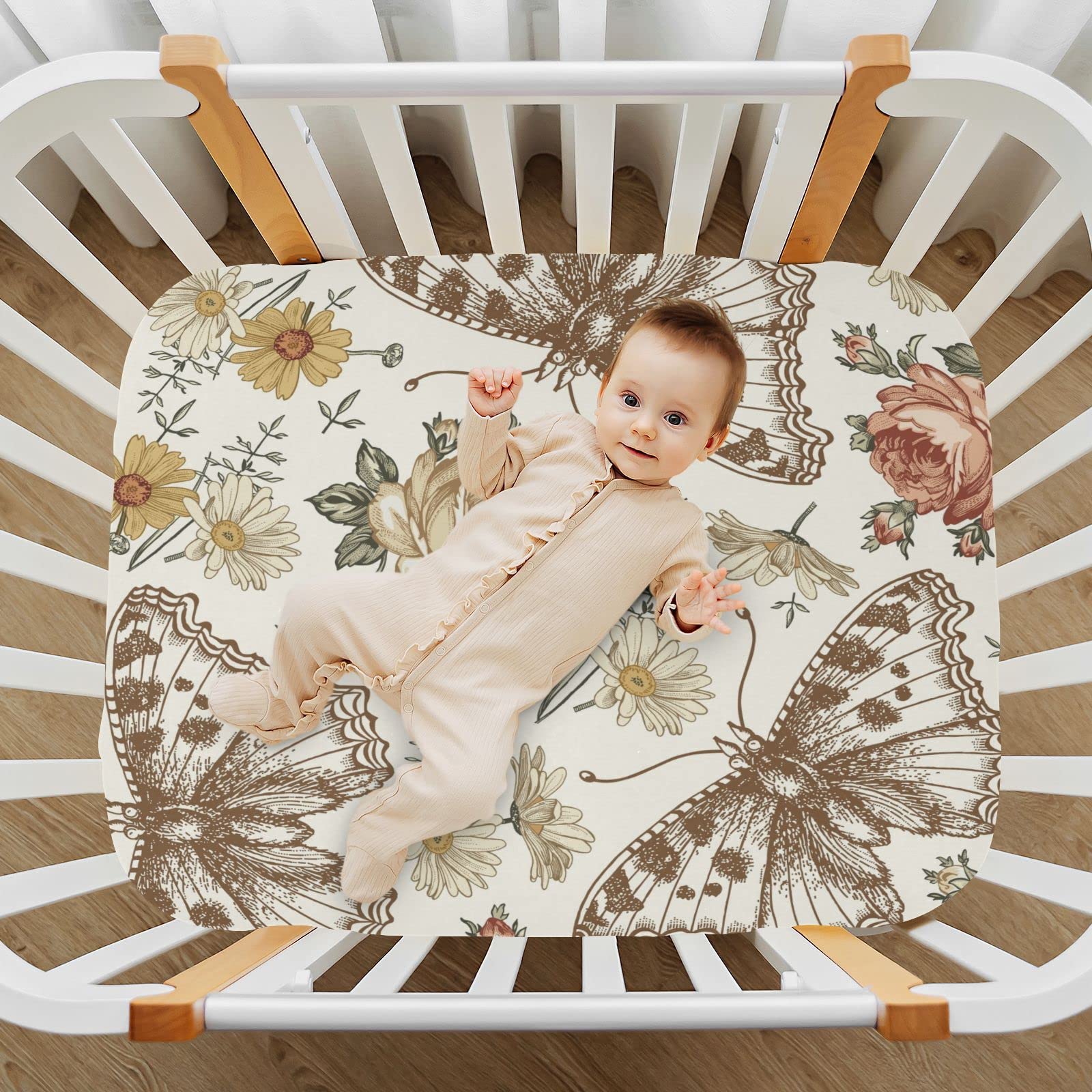 Baby Crib Sheets Walmart Kigai Mushroom Twig Crib Sheet For Boys