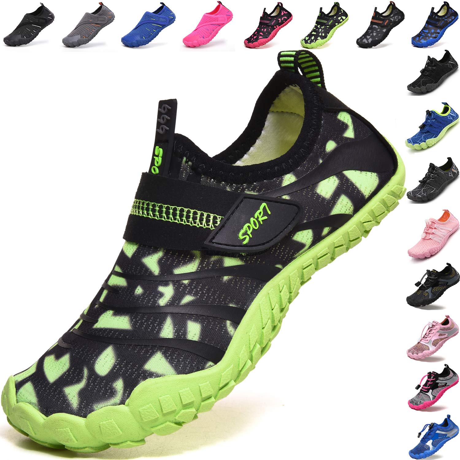Zapatos de Agua para Niños Secado Rápido Escarpines de Playa Deportes Acuáticos Surf Yoga 29-38 EU