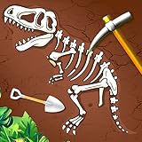 Dinosaur Bone Dig Puzzle- Dino Fossil Hunt