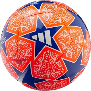 adidas Unisex-Adult UCL Club Ball Solar Orange/White/Team Royal Blue 5