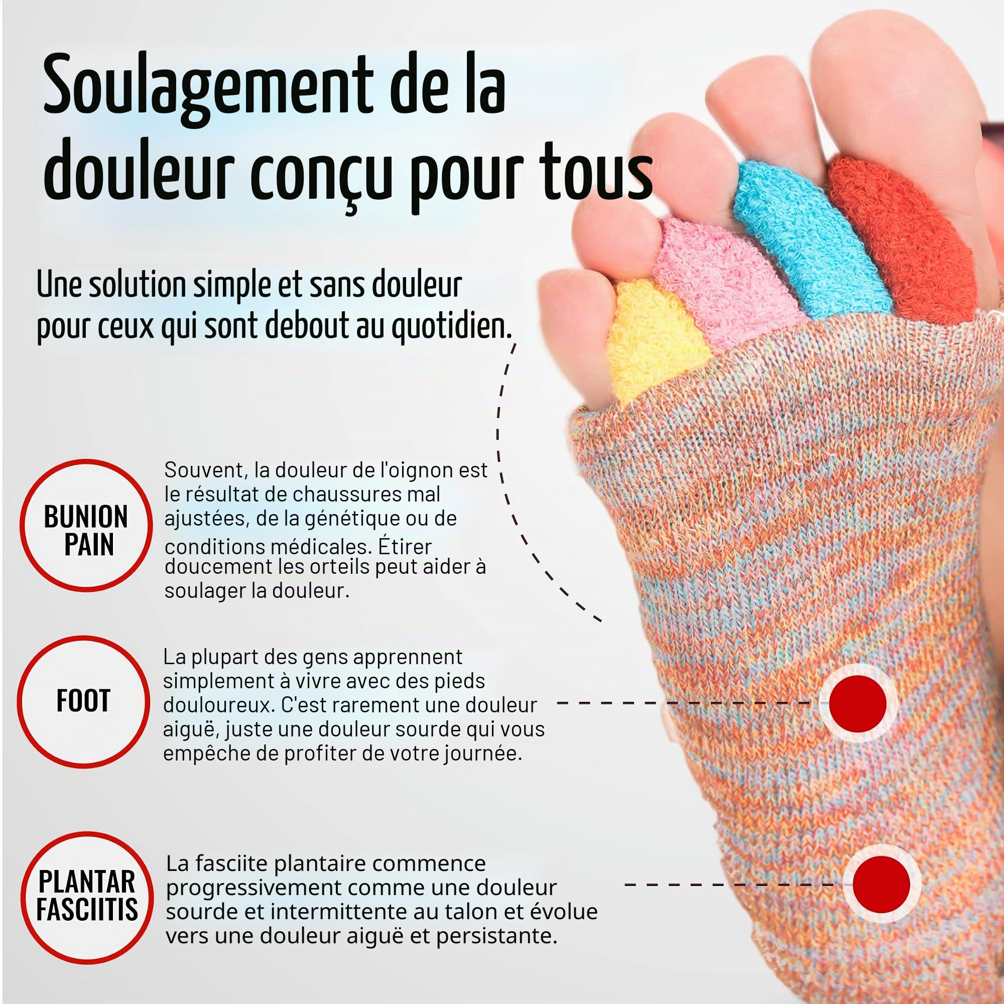 My Happy Feet Light Grey Régulier Femme (lot de 2)