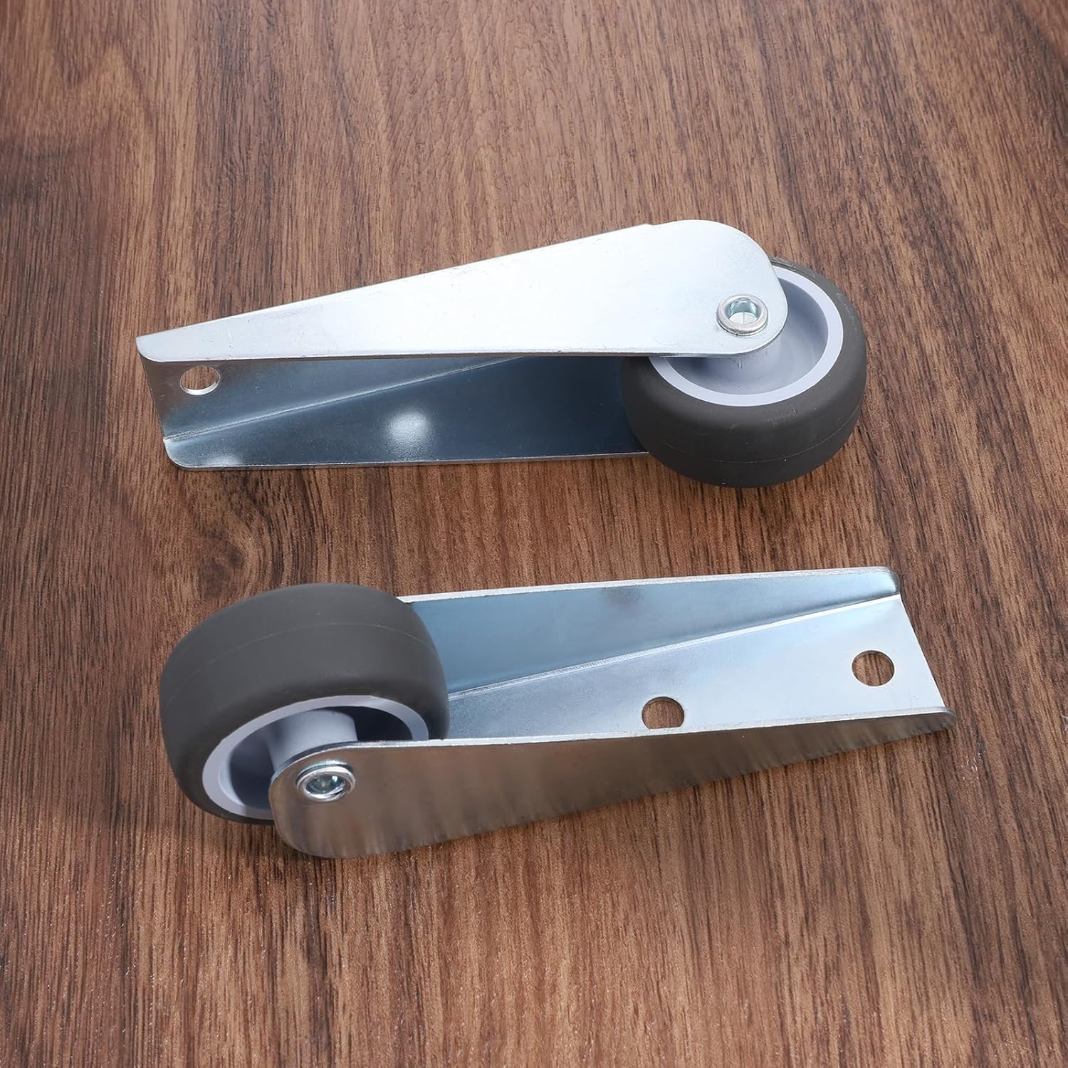 1 PCS Gate Caster Wheels Replacement, Sinking Door Bottom Pulley Directional Wheel Rubber Rolling Swivel Casters, Door Wheels Support Non-Slip Pulley Directional Wheel for Garden Gate Fence Tables