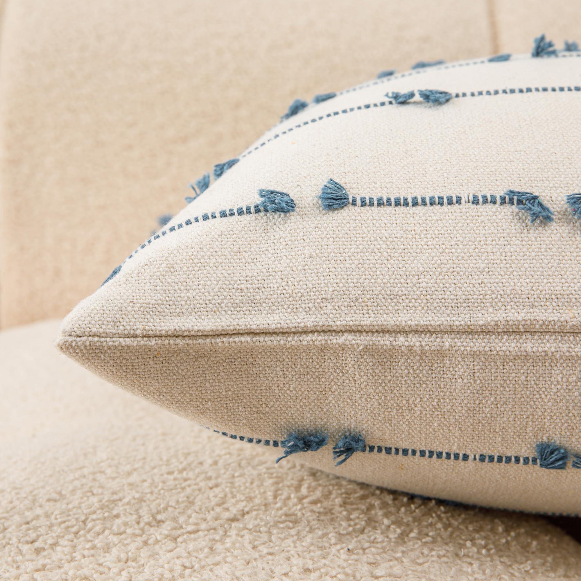 CONFEZIONE 6 PEZZI CUSCINI JACQUARD PER SEDIE ALETTE ILLUSION ROMBI EUROTEX