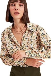 TRENDYOL Damen Multi-Color-Druck Shirt