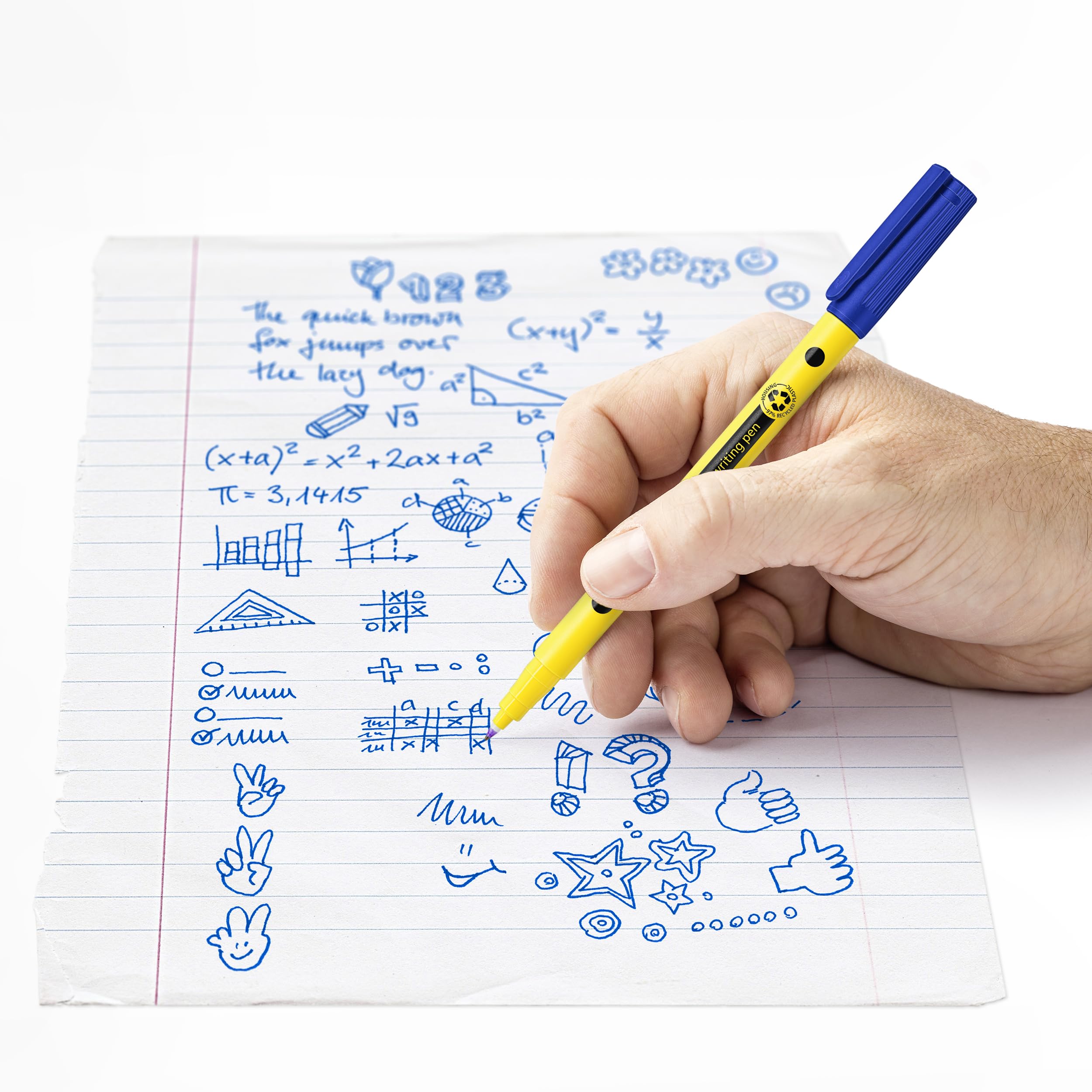 STAEDTLER Noris 307 Fineliner – Blau, 100 Stück, 0,6 mm