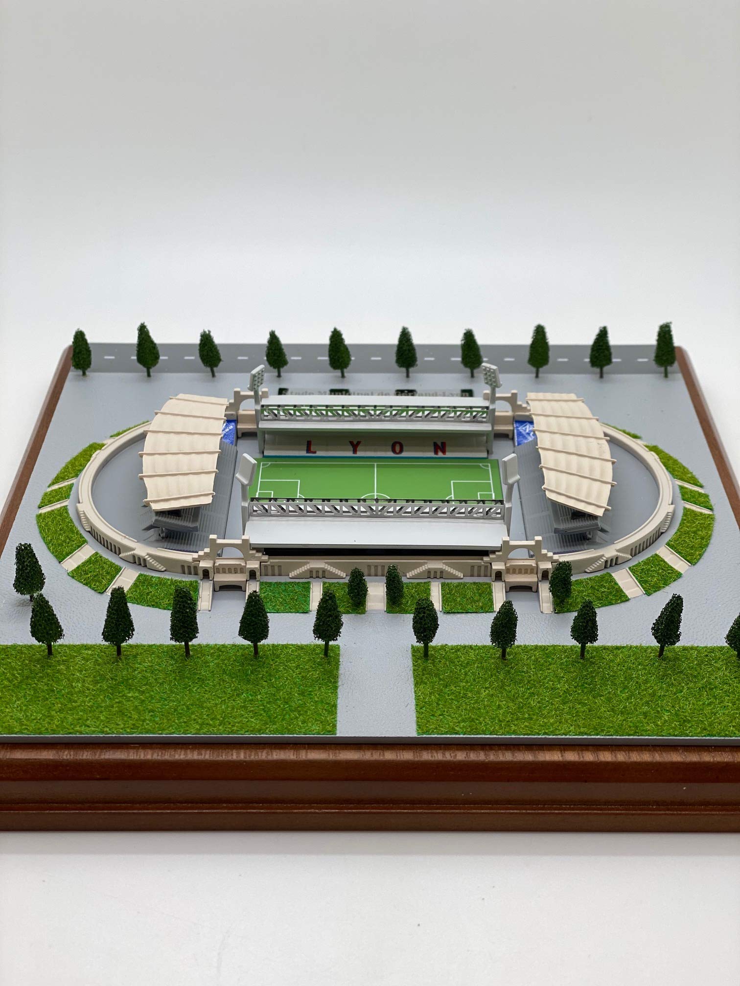 Maquette Stade de Gerland Lyon 12 cm