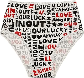 ملابس داخلية قطنية، بانتيهات قصيرة للنساء من هيبستر، عبوة من قطعة واحدة