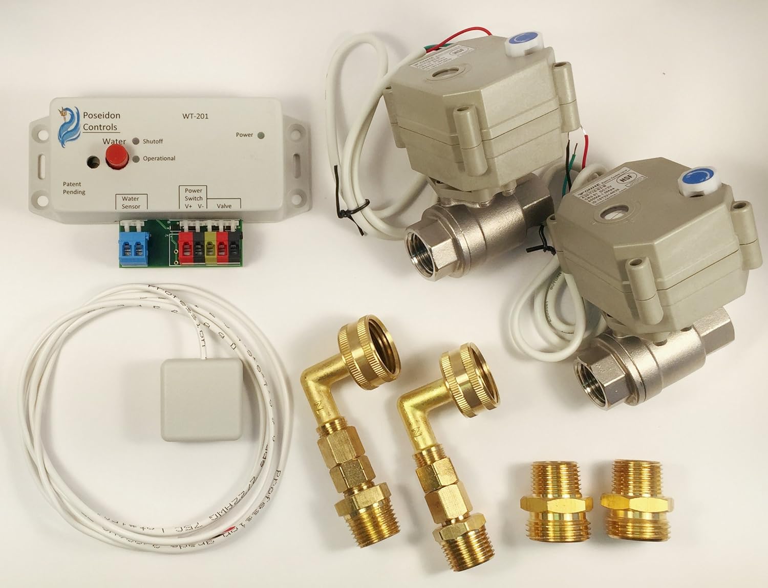 WS-36: Washer Water Leak Detect and Shutoff 1/2" Valves System