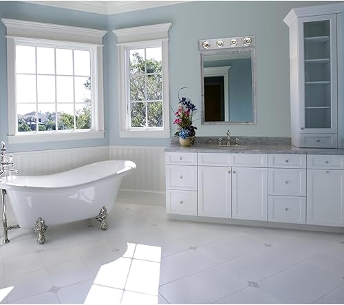 Miniatura 3 de Westinghouse Lighting 6641100 Barra de baño con cuatro luces, cromada