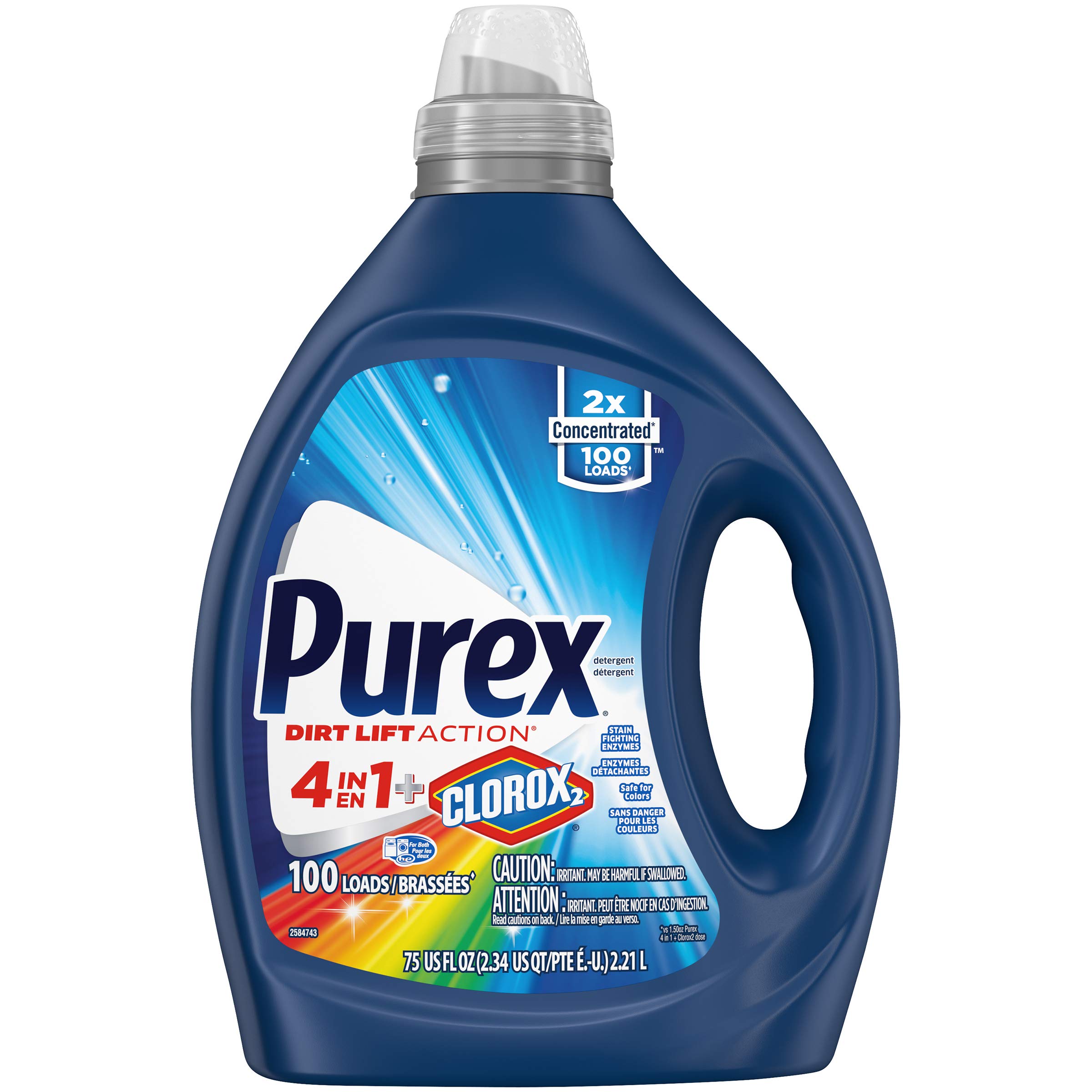 Buy Purex Liquid Laundry Detergent, 4in1 Plus Clorox2 Stain Fighting