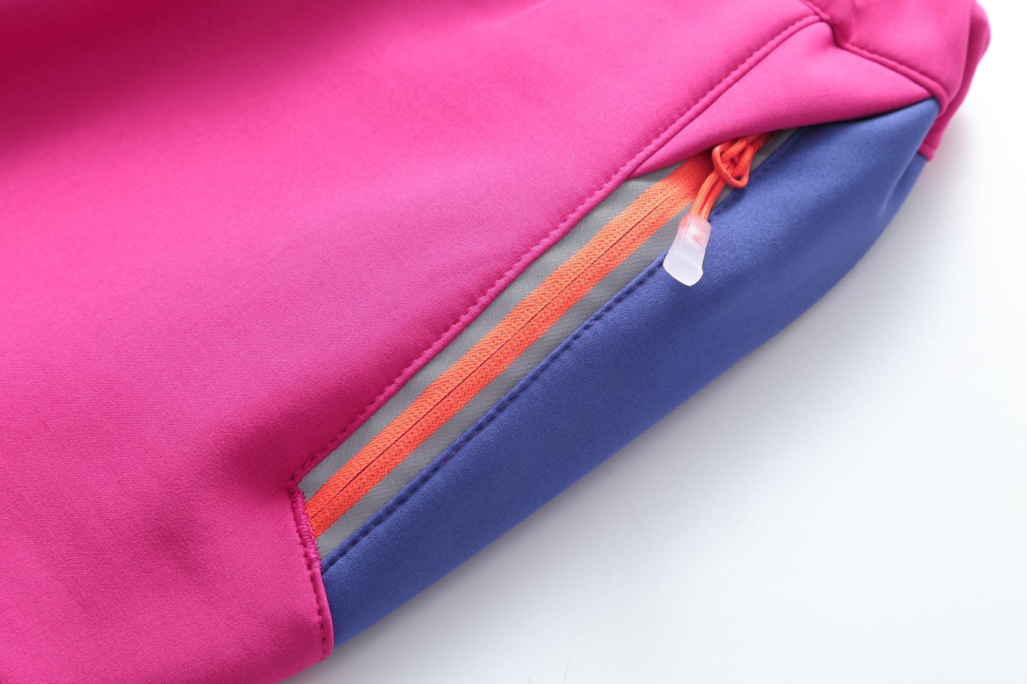 Pantalones Trekking Niño Niñas Impermeables Invierno Calentar Pantalon Montaña Senderismo Esqui Nieve Softshell al Aire Libre KZ6056-Pink-110-116