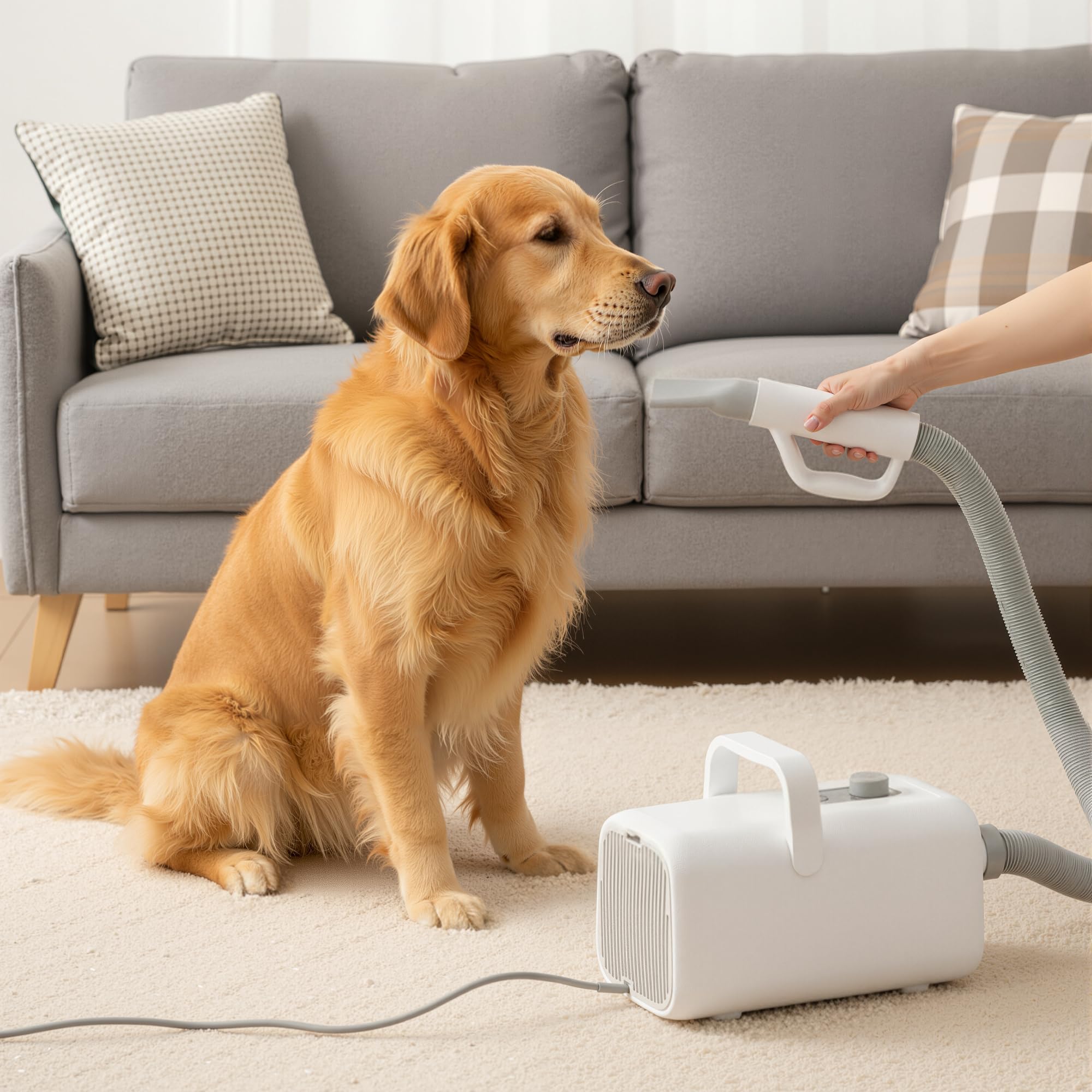 NEWBULIG Dog Hair Dryer with Heater for Grooming, Temperature Adjustable view 8