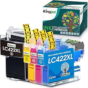 LC422XL LC422 Lot De 4 Cartouches D'encre à Pigment Compatibles Avec Brother LC-422 LC422 422XL - Foto 11