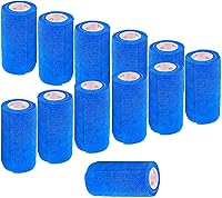 Vista 44 de Cinta adhesiva para veterinarios (negro) (paquete de 2) (4 pulgadas x 15 pies), autoadhesiva, adherente, cohesiva, flexible, autoadhesiva, rollo