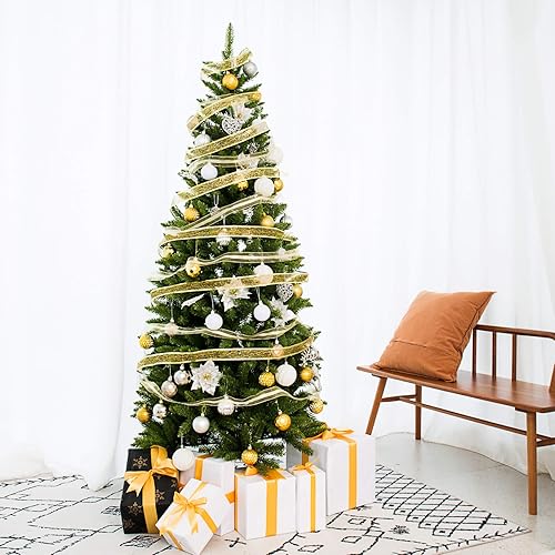 Miniatura 6 de Árbol de Navidad artificial, árbol clásico de abeto de Kingswood de 567 pies (7.5 pies)