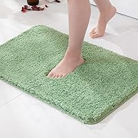 Vista 42 de MIULEE Alfombras de baño naranjas en forma de U, de microfibra suave y absorbente, antideslizantes, de secado rápido, esponjosas, para base