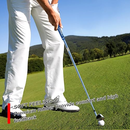 Miniatura 4 de Geoleap Juego de 13 empuñaduras de golf con 15 cintas y agarres con todos los kits de reparación para elegir, el punto de memoria ayuda a la
