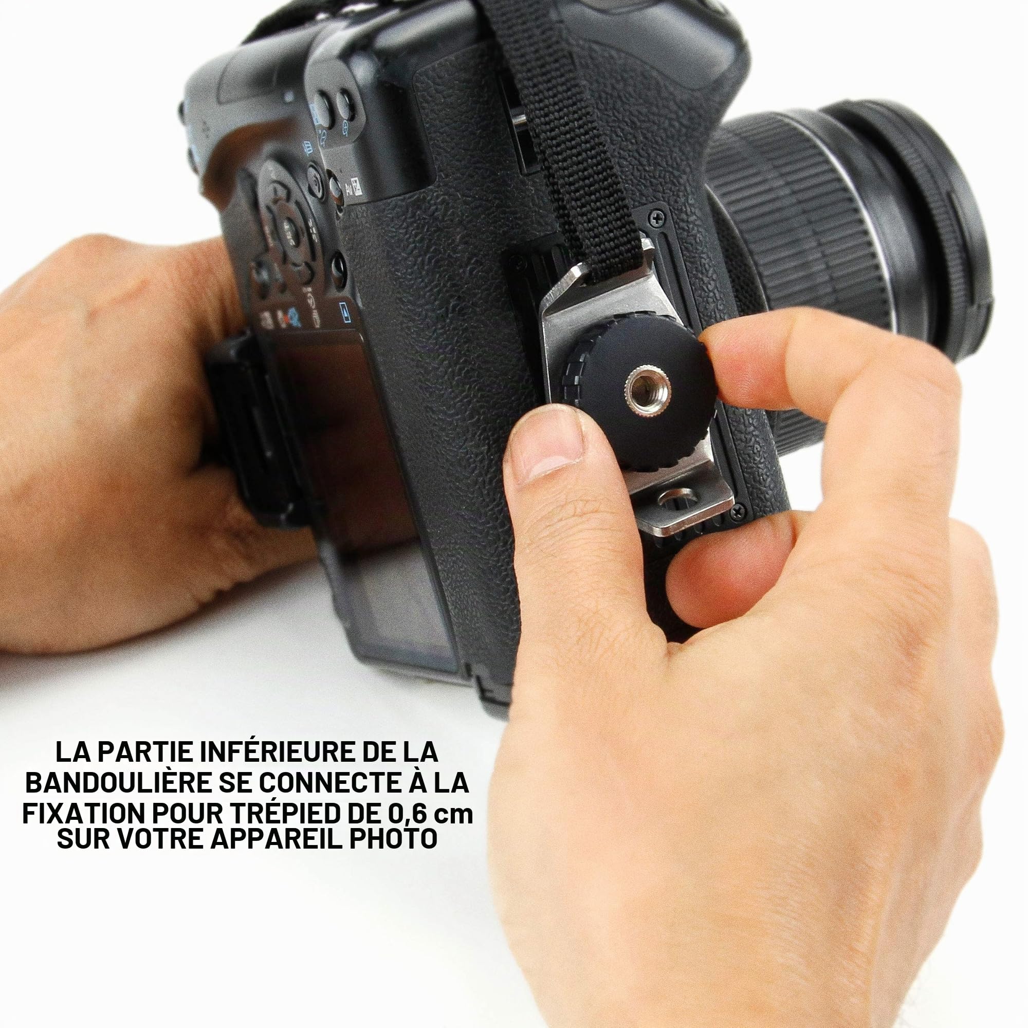 USA Gear Dragonne Grip Poignet Rapide Appareil Photo Reflex et Bridge - Sangle Appareil Photo avec Bracelet en Néoprène Ajustable - Compatible avec Nikon, Canon, Pentax, Panasonic Lumix et Plus-Bohème