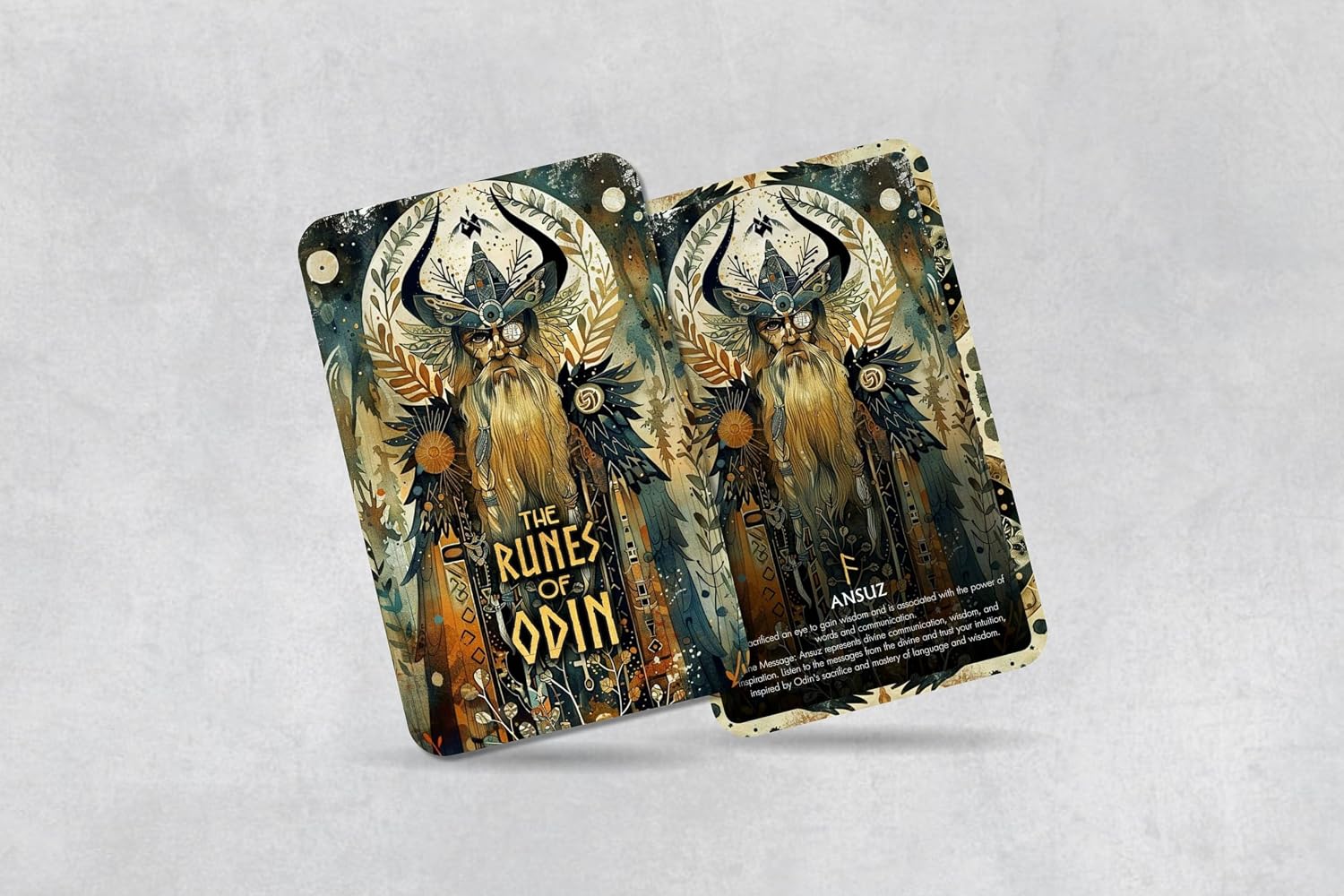 Ibiza Tarot The Runes of Odin - 26 Cards - Runes Oracle - Oracle Deck - Fortune Telling - Divination Tools - Oracle Gift