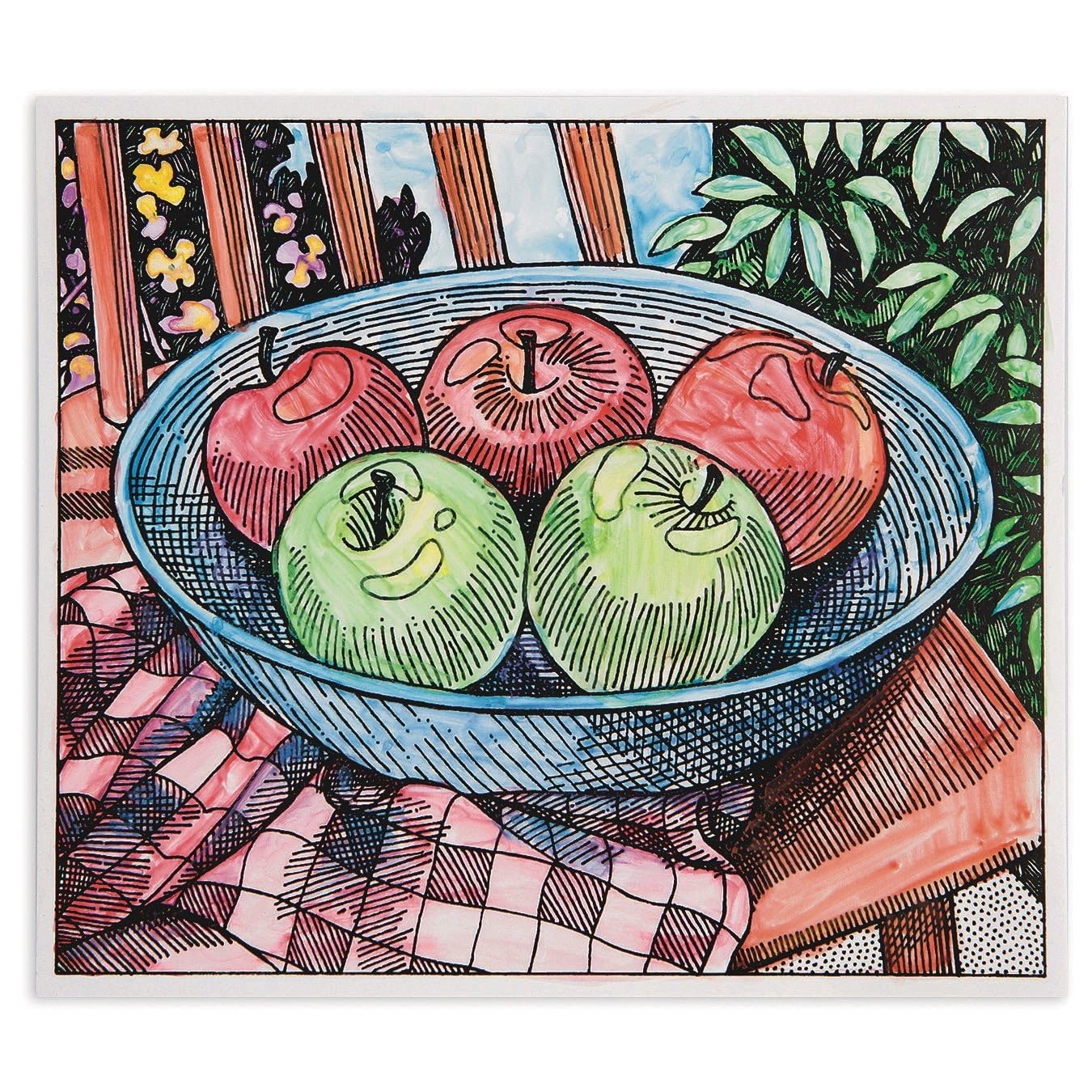 Paint Palette Craft Kit: Apple Still Life (Pack of 24)