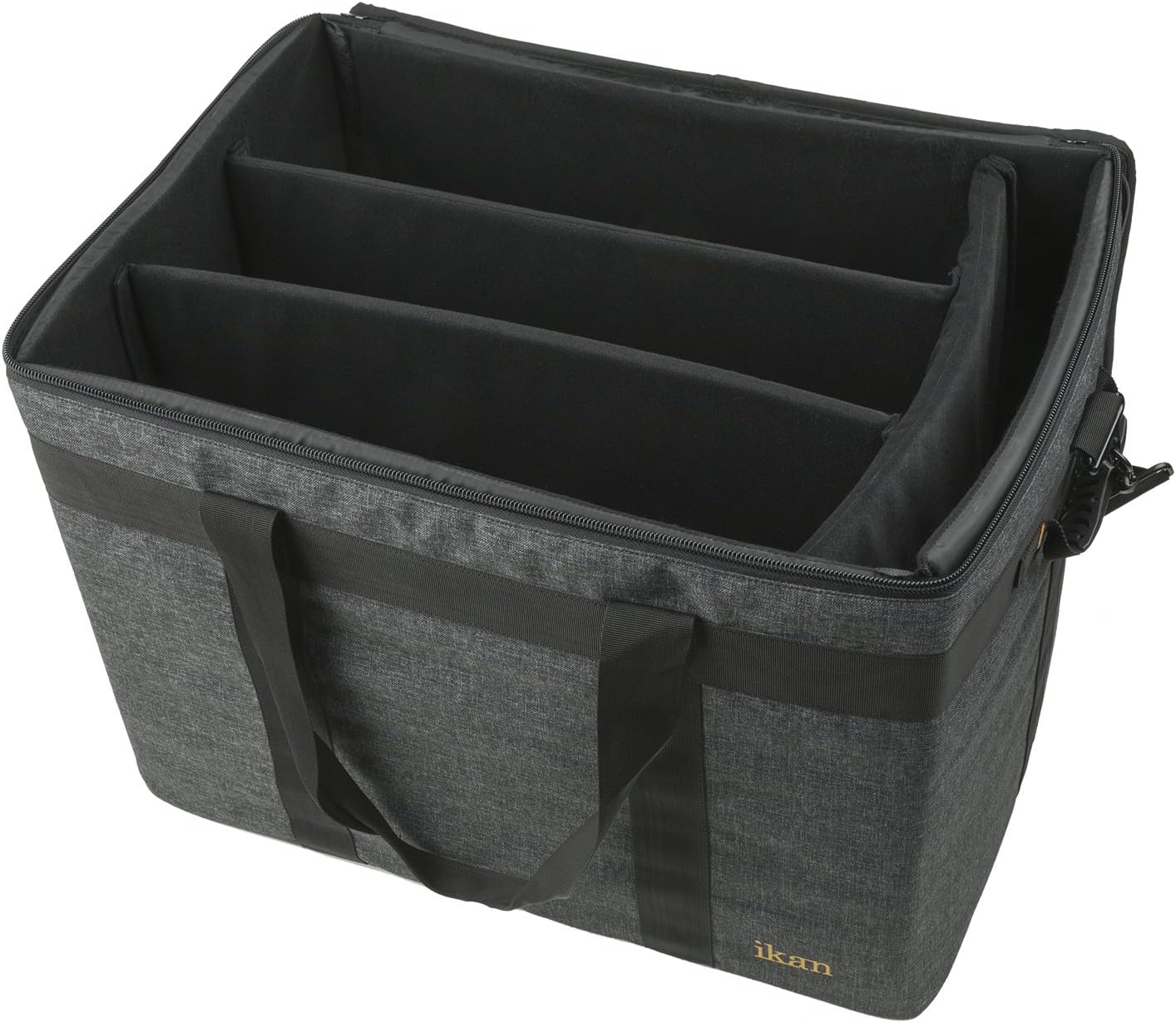 50% оƒƒ Dіѕсоunt Ikan Mylo (2x) Bi-Color 3200K-5600K LED (2) 1x Half Bi-Color Adjustable LED Lighting Kit, Barndoors, Light Stands and Case Included (MSB8-2PT-KIT) - Black