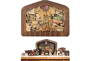 Rustic Nativity Puzzle Statue