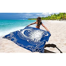 WIWIGO Beach Blanket Waterproof Sandproof Beach Mat 79 X 83/10\'x9\'for 2-8 Adults Quick Drying Outdoor Picnic Mat Beach Accessories for Travel, Camping, Hiking