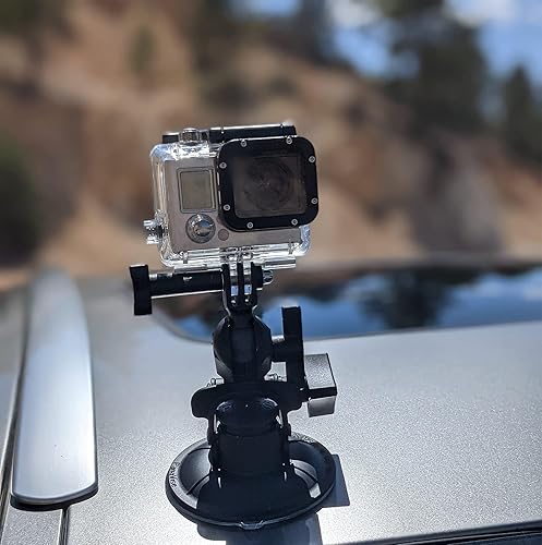 Miniatura 6 de Panavise 13150 ActionGrip - Kit de montaje para cámara con ventosa 3 en 1 (negro mate)