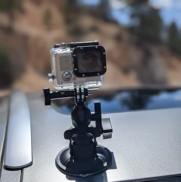Panavise 13150 ActionGrip 3-In-1 Suction Cup Camera Mount Kit (Matte Black)