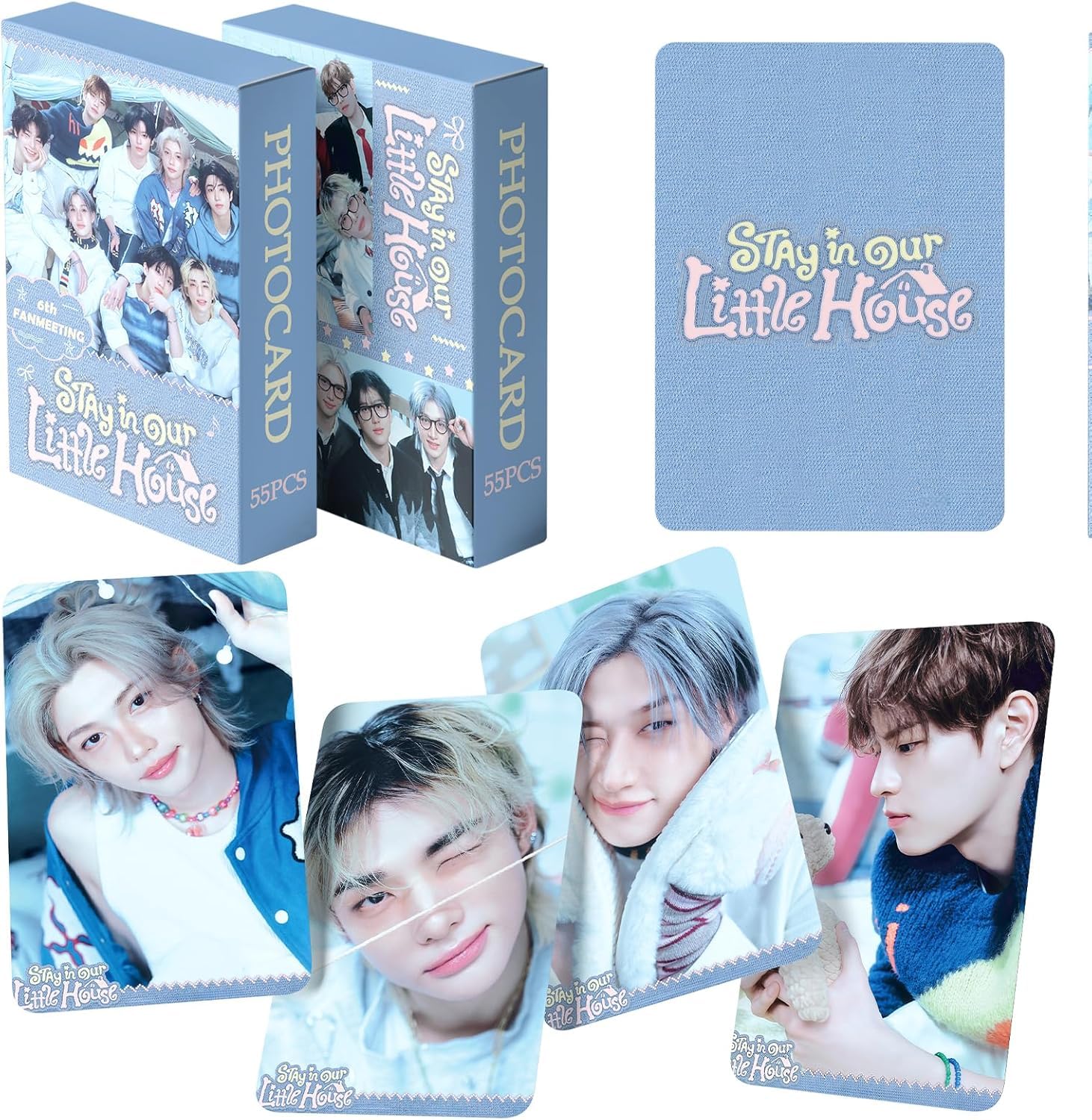 55 Pcs SKZ Photocards, SKZ Album Collection, Official 6TH