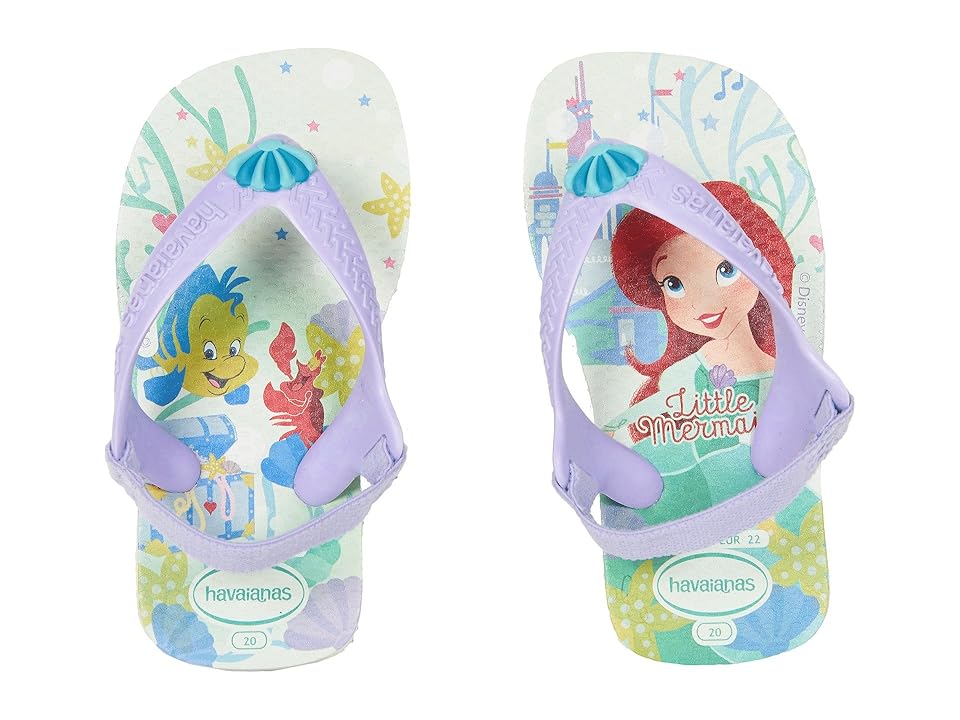 

Havaianas Kids Baby Disney Princess Flip-Flop (Toddler) (White) Girls Shoes