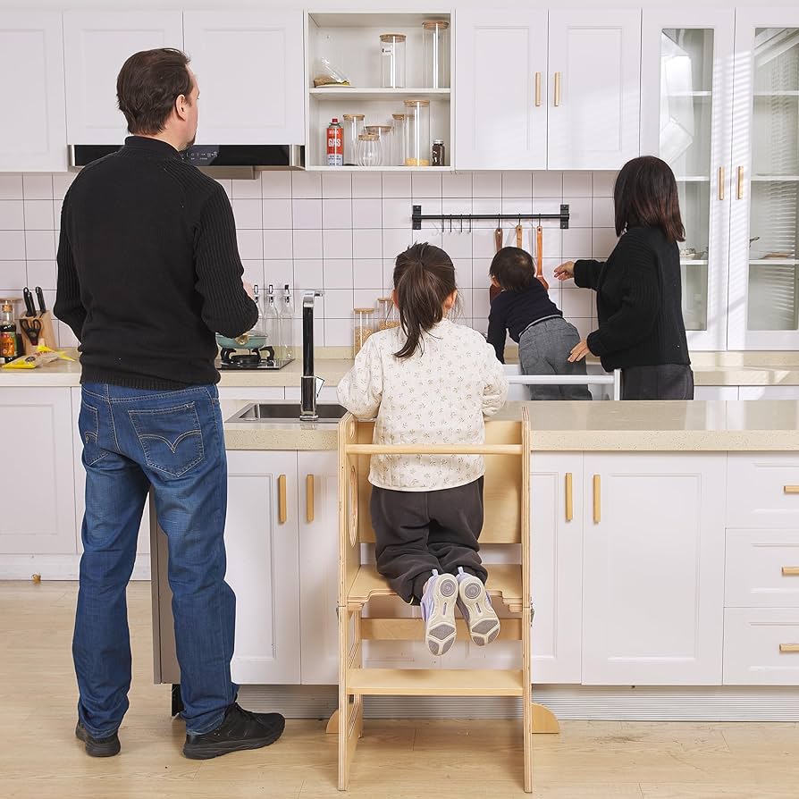 リトルヘルパー　お手伝い踏み台　ブラック リトルヘルパーモンテッソーリお手伝い踏み台黒