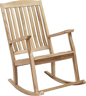 Sunnydaze Classic Teak Rocker