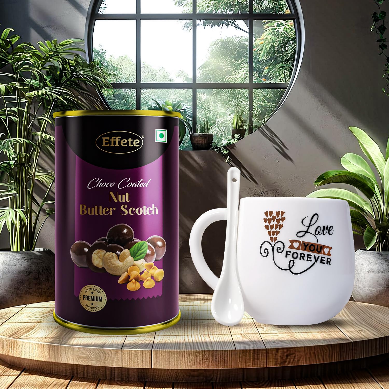 DeoDap Choco Coated Butterscotch (96g) with Ceramic Mug – Microwave Safe & Multi Design Coffee Mug with Spoon & Box Packing with Chocolate Sweet Gift Combo for Festival, Birthday & Special Occasions-image-11