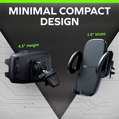 Miniatura 8 de Soporte de teléfono para ventilación de aire, soporte universal para teléfono celular con bloqueo para cualquier teléfono inteligente, iPhone,