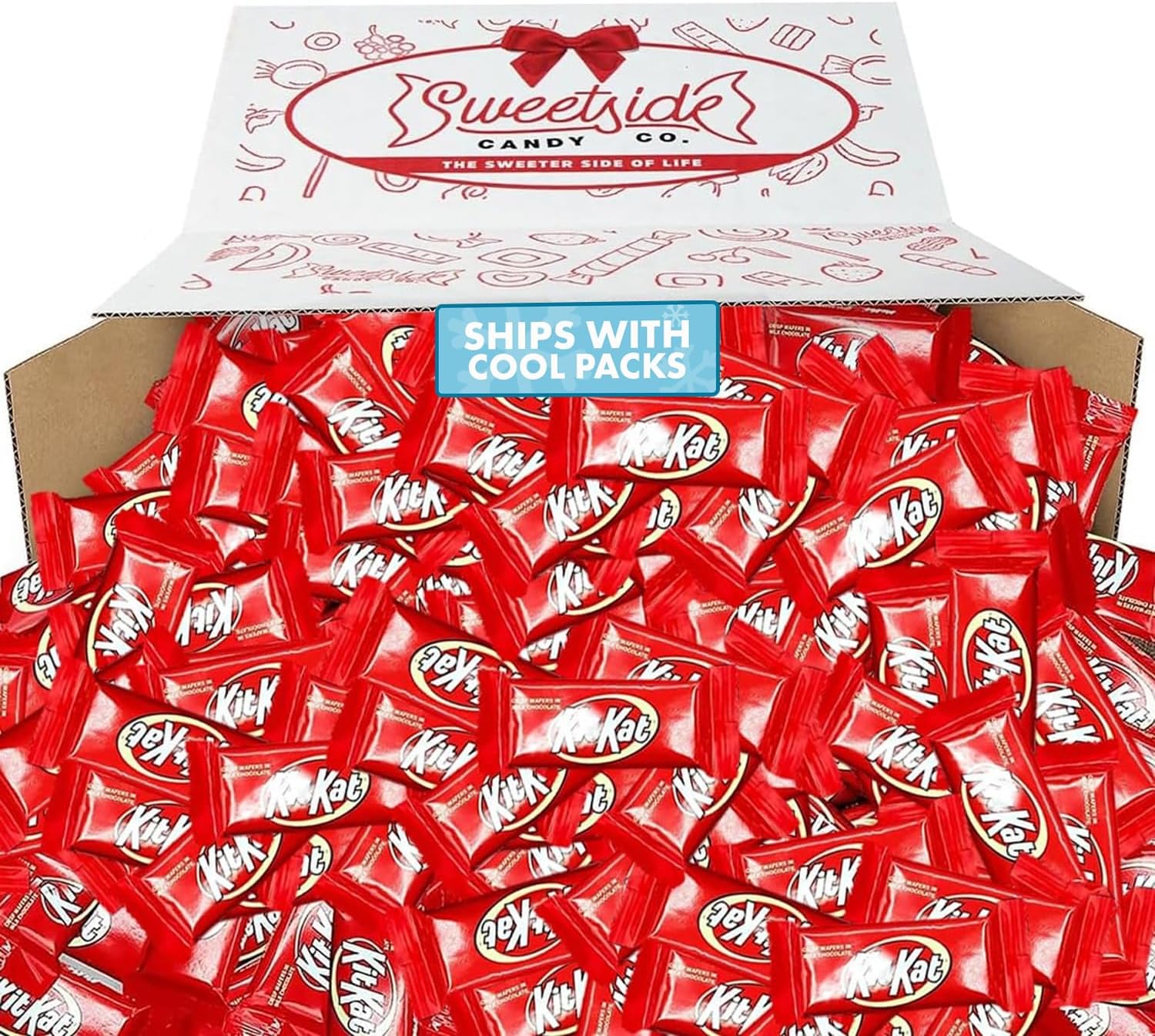 Chocolate Bars KitKat โ 5lb Candy Pack โ Delicious and Crunchy Chocolate Candy Bulk for Adults and Kids โ Party Pack โ Holiday, Full Size