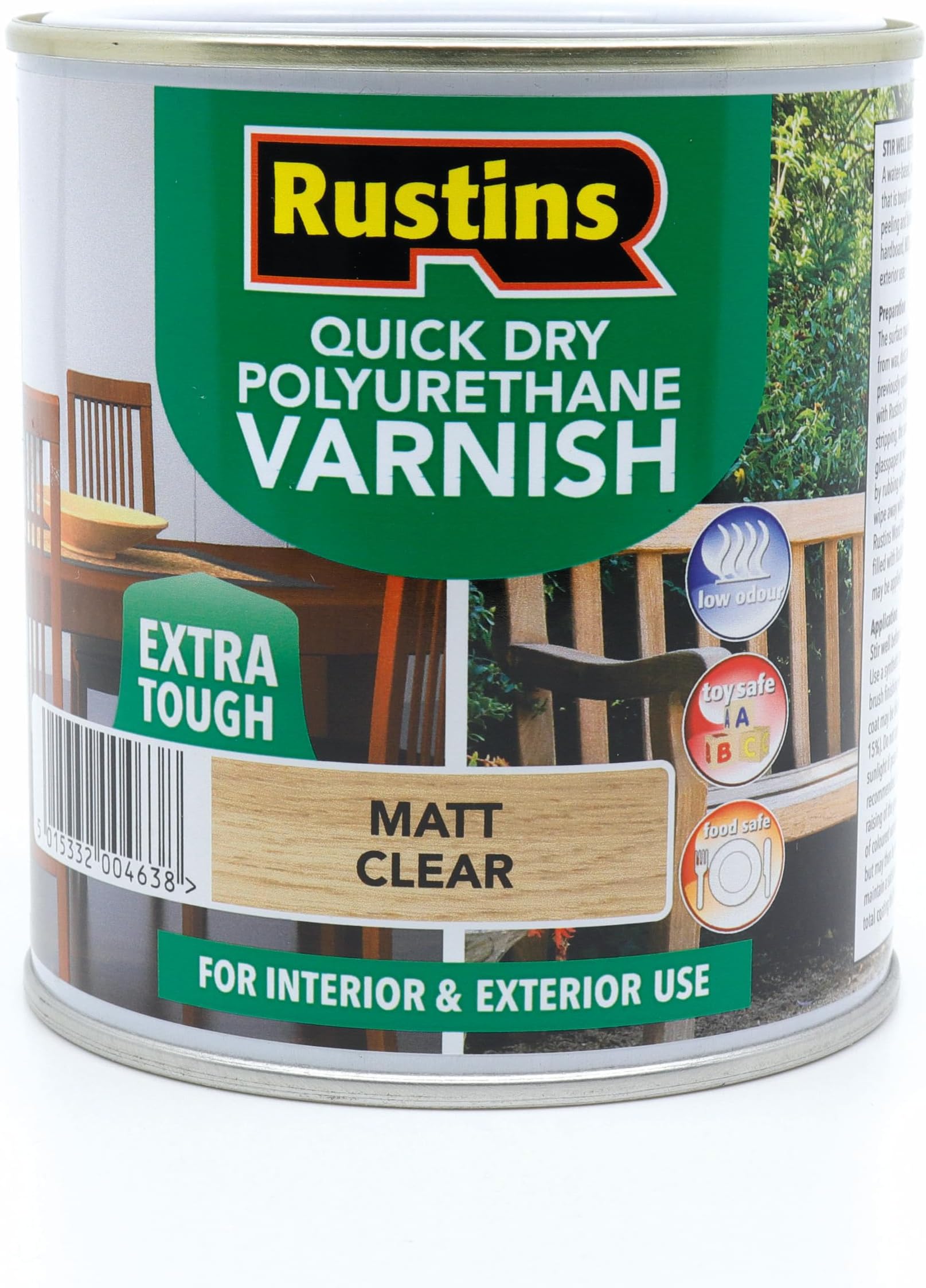 Rustins YASV500 500ml Yacht Varnish Satin Amazon.co.uk DIY & Tools