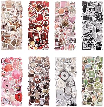 480PCS Vintage Aesthetic Scrapbook Stickers